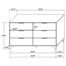 Kendall 4 Pc Bedroom Set