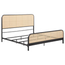 Lanewood Eastern King & Queen Bed Black & White