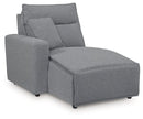 ModMax II Reclining Sectional with Chaise and Audio Console