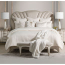 AICO London Place Bed Bench in Creamy Pearl