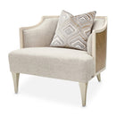 AICO Furniture Camden Court Accent Chair in Pearl