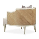 AICO Furniture Camden Court Accent Chair in Pearl