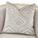 AICO Furniture Camden Court Accent Chair in Pearl