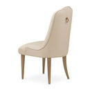 AICO Malibu Crest Side Chair in Crotch Mahogany (Set of 2)