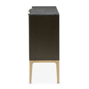 AICO Malibu Crest Sideboard in Crotch Mahogany