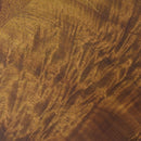 AICO Malibu Crest Vanity Desk in Crotch Mahogany