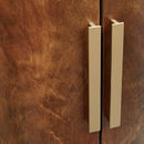 AICO Malibu Crest Swivel Lingerie Chest in Crotch Mahogany