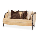 AICO Malibu Crest Loveseat in Dark Espresso
