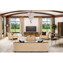 AICO Malibu Crest Chaise in Dark Espresso