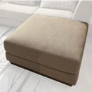 AICO Furniture Portrait Ottoman Toffee in Sienna Brown image