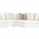 AICO Furniture Chamberi Armless Chair French Vanilla in Classic Pearl image