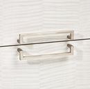 AICO Furniture Palm Gate Nightstand in Clay