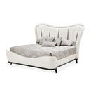 AICO Furniture Tuxedo California King Upholstered Bed in Piano Keyboard image