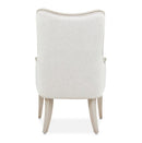 AICO Furniture St. Charles Arm Chair (Set of 2) in Dove Gray