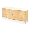 AICO Furniture Camellia Field Dresser in Caramel
