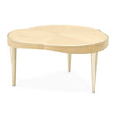 AICO Furniture Camellia Field Cocktail Table in Caramel