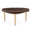 AICO Furniture Camellia Field Cocktail Table in Warm Pecan