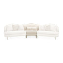 AICO Furniture Camellia Field Armless Chair Linen in Caramel image