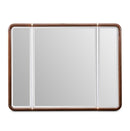 AICO Furniture Mason Park Dresser Mirror in Umber