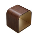 AICO Furniture Houston End Table in Walnut