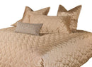 AICO Cosmopolitan 3-pc Queen Coverlet Set in Champagne image