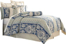 AICO Provence 9-pc Queen Duvet Set in Cadet image