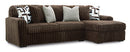 Midnight-Madness Sectional Sofa with Chaise