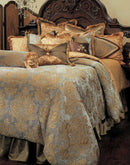 Elizabeth 12-pc Queen Comforter Set in Aqua
