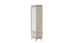 Glimmering Heights Upholstered Swivel Lingerie Chest in Ivory