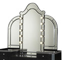 Hollywood Swank Vanity Mirror in Black Iguana