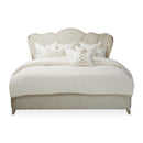 Villa Cherie California King Channel Tufted Upholstered Bed in Caramel