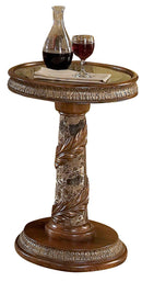 Villa Valencia Chair Side Table in Classic Chestnut