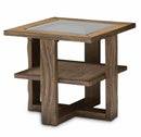 Del Mar Sound End Table in Boardwalk