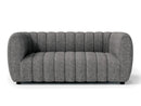 AVERSA Loveseat, Black, Gray, & White