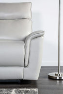 Bienne Recliner Chair White & Black