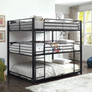 Olga I Antique Black Full/Full Bunk Bed