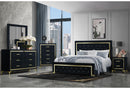 KINGDOM BLACK FULL BED GROUP