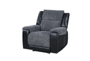 U5914 GREY/BLACK RECLINER