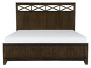Griggs King Panel Bed in Dark Brown 1669K-1EK*