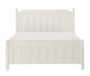 Wellsummer Full Panel Bed in White 1803WF-1*