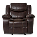Bastrop Glider Reclining Chair in Brown 8230BRW-1