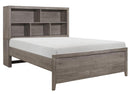 Woodrow Queen Platform Bed in Gray 2042NB-1*