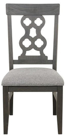 Arasina Side Chair in Dark Pewter (Set of 2)