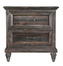 Magnussen Calistoga 2 Drawer Nightstand in Weathered Charcoal