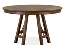 Magnussen Furniture Bay Creek 52" Round Dining Table in Toasted Nutmeg