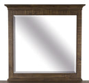 Magnussen Furniture Bay Creek Landscape Mirror in Toasted Nutmeg