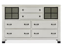 Magnussen Furniture Harper Springs Door Dresser in Silo White