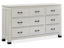 Magnussen Furniture Harper Springs Drawer Dresser in Silo White
