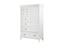 Magnussen Furniture Heron Cove Door Chest in Chalk White