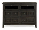 Magnussen Furniture Westley Falls Media Chest in Graphite